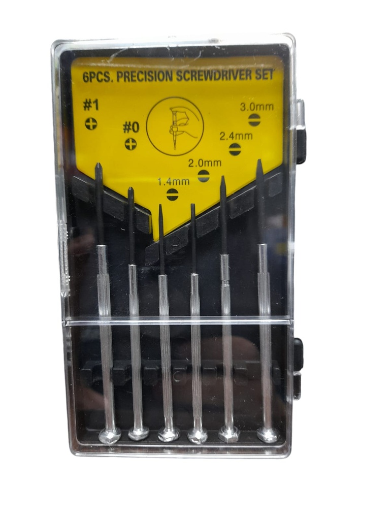 SET DESTORNILLADOR PRECISION 6 PIEZAS