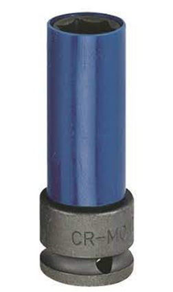 DADO IMPACTO 1/2" LARGO FINO 17MM
