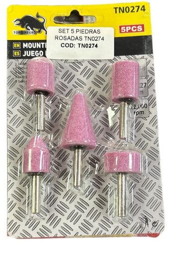 [TN0274] SET 5 PIEDRAS ROSADAS TN0274