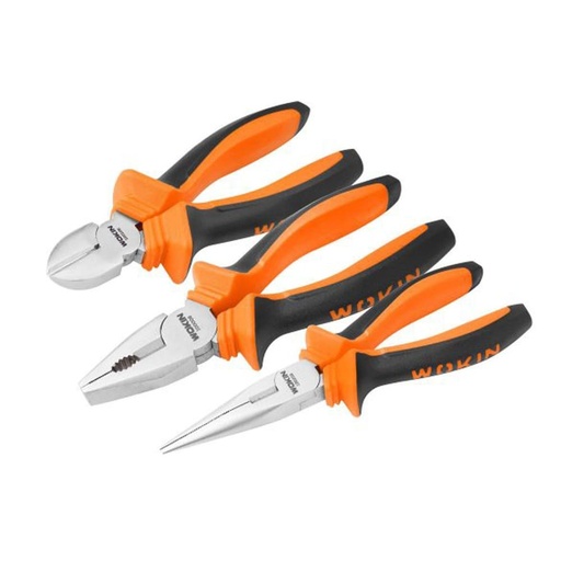 [WOK-100903] SET DE ALICATES 3PCS WOKIN