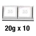 [70521-1032] CONTRAPESO ADHESIVO 20GR X 10 PB-569
